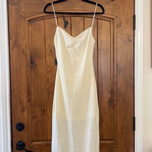 Ivory Knit Maxi Dress